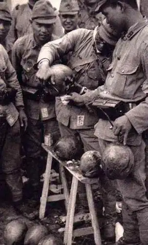 抗战时期日军掠夺中国物资的丑态