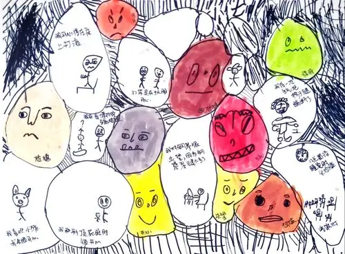 第十二课 色彩感受和情感表达③ 《我的情绪颜色》