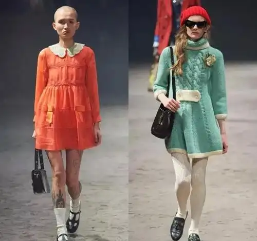 gucci 2020新系列男装推出男性连衣裙