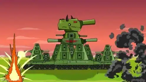 苏联怪物坦克kv44回来了-坦克动漫