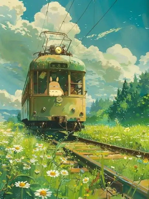治愈系插画 | 宫崎骏的夏天    #二次元新鲜事##某某壁纸