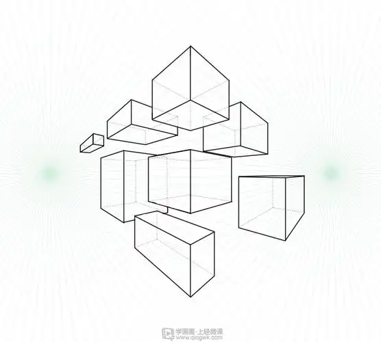 作业:从零开始学画画之两点透视的画法练习 - rh-14-049风月无痕