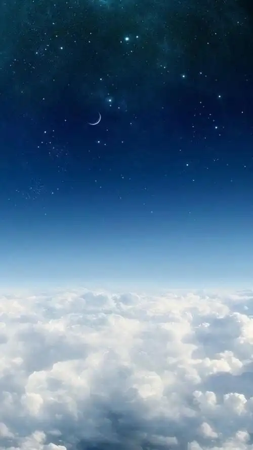 天空iphone 壁纸 锁屏 微信 背景 平铺 手绘 插画