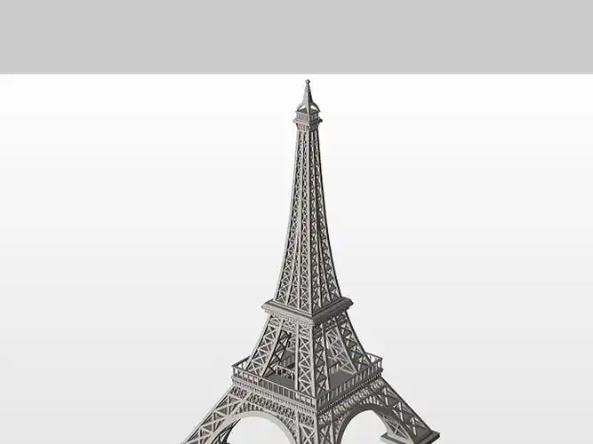 艾菲尔铁塔3d模型