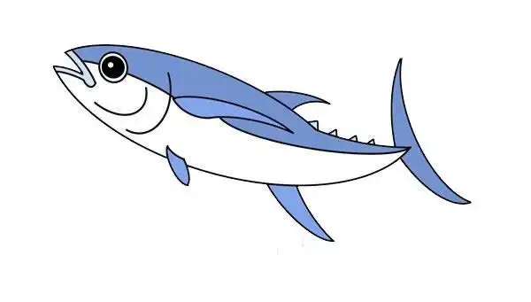 笔画图片金枪鱼简笔画简笔画金枪鱼佛山市自由行热门攻略薯条海鱼文化
