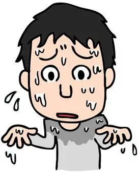 照片素材(图片): 汗 酷暑 中暑 商人 白领