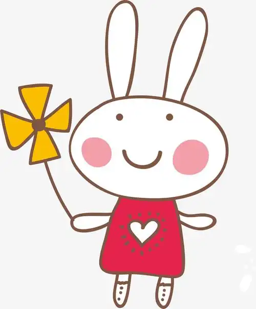 手绘可爱小兔子