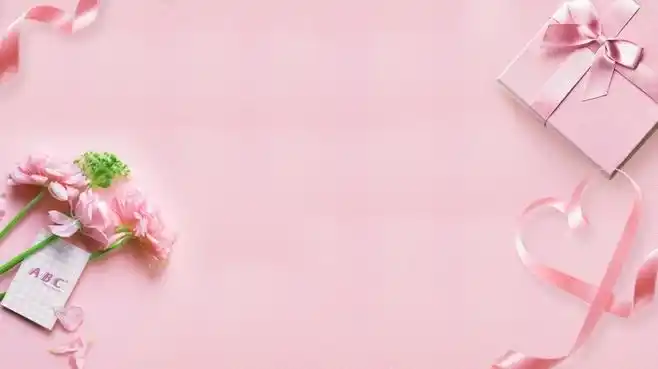 淡雅背景清新背景粉色背景俯视图片图片摆放母亲节背景情人节背景温馨