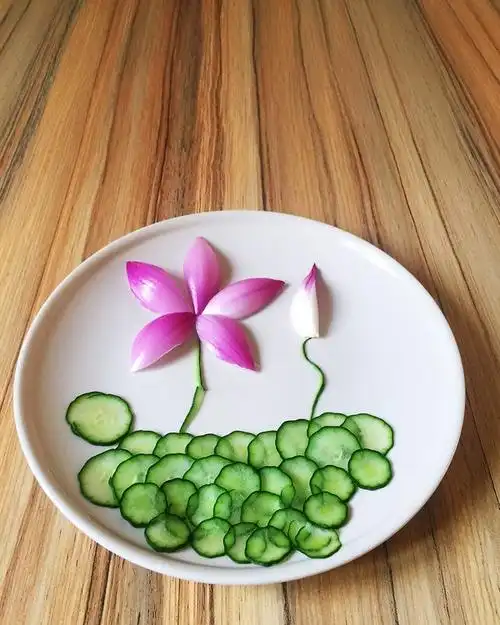 yoyo愉快噢做的荷花小摆盘