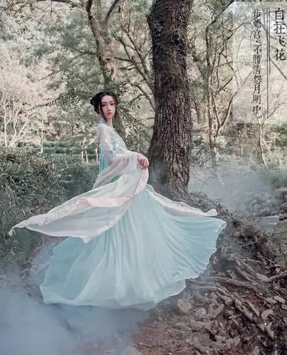 汉服女古装古装仙女裙飘逸清新淡雅夏齐胸襦裙古装改良汉服中国风