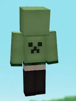 我的世界苦力怕娘皮肤mod