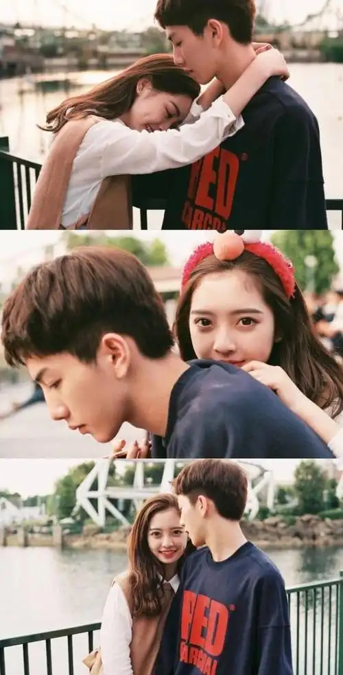 情侣照想表现出甜蜜感,这五个情侣拍照技巧很简单,满满的幸福感