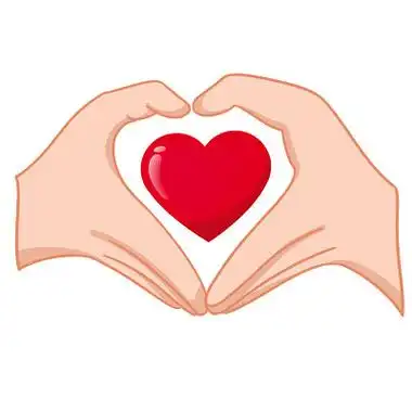 爱心手势爱心公益双手比心爱心素材