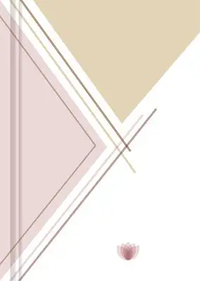 小清新粉色几何书籍封面背景