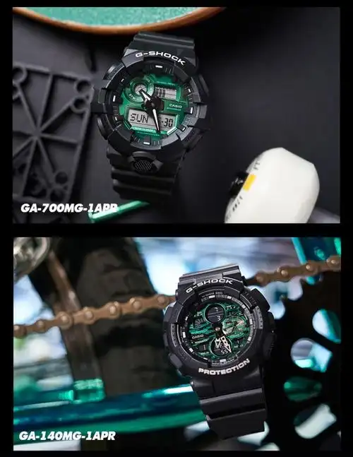 casio/卡西欧 g-shock系列硬碰硬运动时尚防水男表ga-700mg-1apr