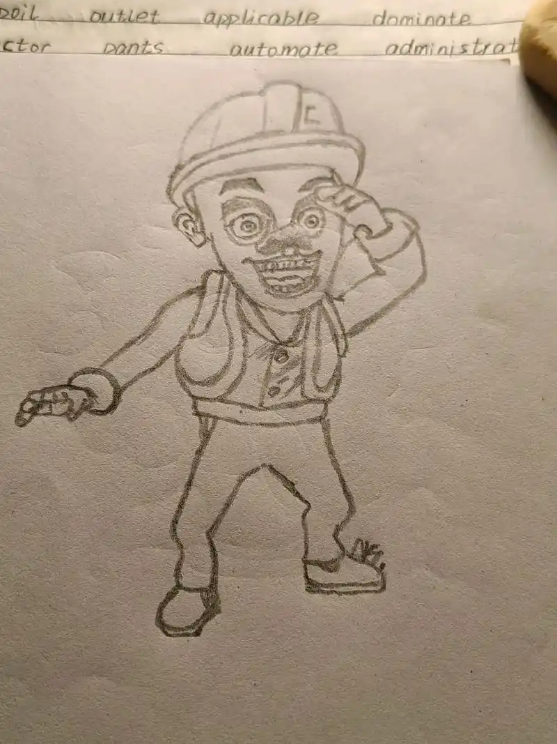 熊大,光头强又来砍树了.#日常瞎画 #临摹 #铅笔稿 光头强 - 抖音