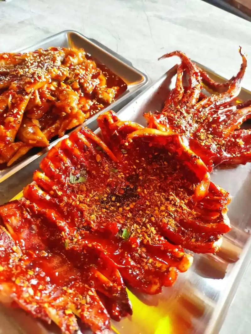 大鱿鱼羊排羊汤酱汤秘制羊肉串