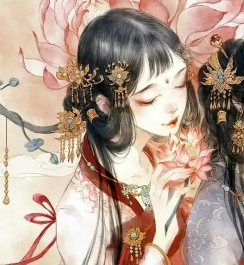 古风闺蜜头像|矜丝婉带愿与你共簪