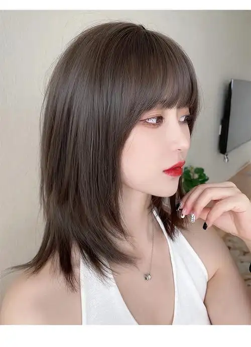 假发女长发中长直发套韩式锁骨短发波波头发型修脸气质全头套