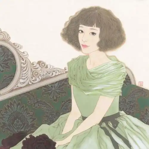 单纯与深刻——袁玲玲工笔人物画