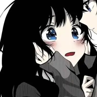 高清q版手绘情侣头像图片