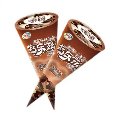 伊利巧乐兹香草巧克力抹茶芝士香芋蜜瓜口味脆筒冰淇淋