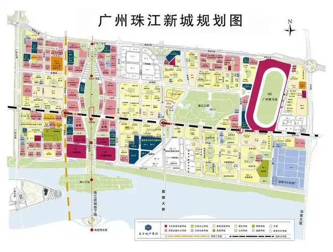 珠江新城规划图