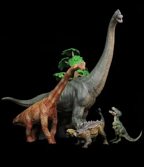 迪士尼disney同款侏罗纪恐龙玩具仿真动物模型腕龙翼龙霸王龙三角龙