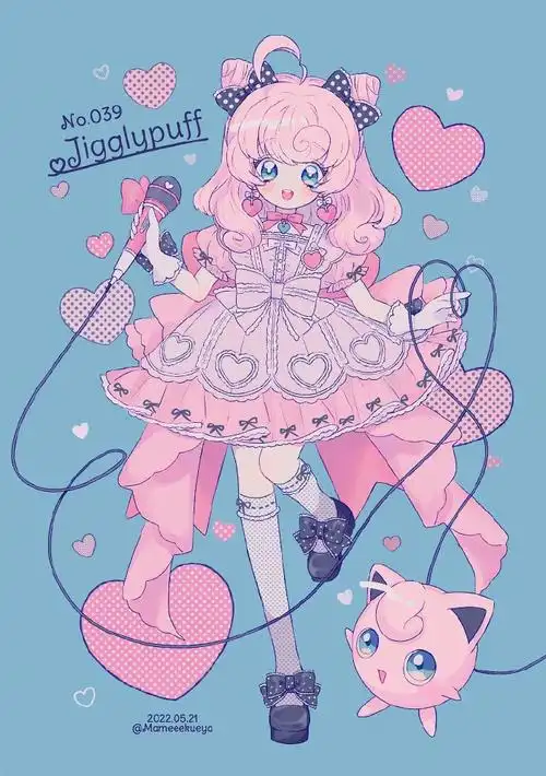 宝可梦拟人化~每个都好可爱(*0766`*)#精灵宝可梦#x:mameeekueya