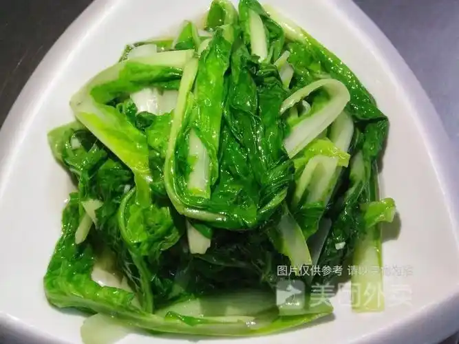 清炒白菜秧图片