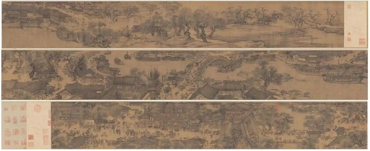 把《清明上河图》放大30倍,真是太有趣了