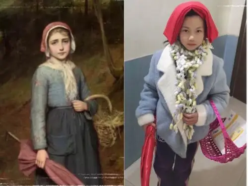 蓉峰古典主义cosplay《世界名画模仿秀》