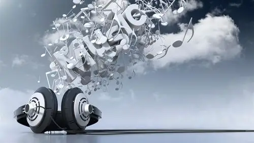 音乐耳机-创意设计壁纸