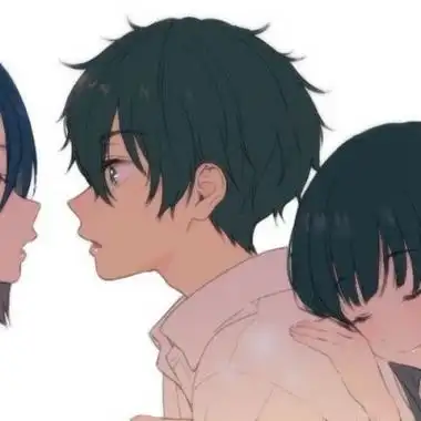 三个人的情头动漫,高清好看3人同时用的情头图片_情侣头像_美头网