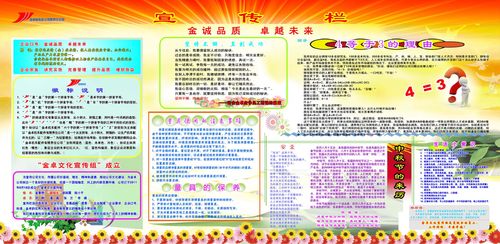 604海报印制海报展板素材97企业文化宣传栏看板