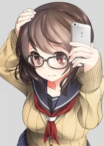 动漫美图丨爱上眼镜那边有深邃眼眸的你眼镜少女特辑