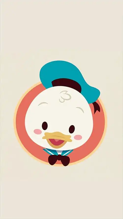 精致可爱唐老鸭卡通手机壁纸
