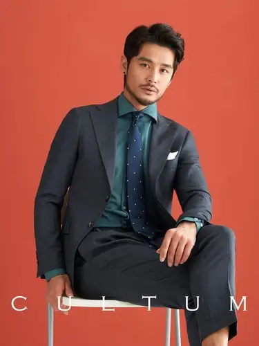 西装暴徒男雅痞西服商务休闲西服套装男舒适免烫修身潮流外套上衣