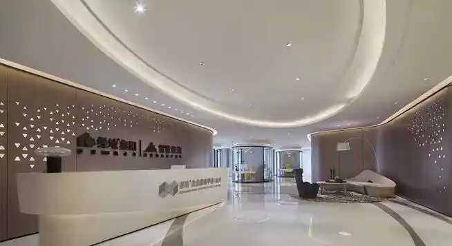 简约前台形象墙制作效果图-北京飓马文化墙设计制作公司