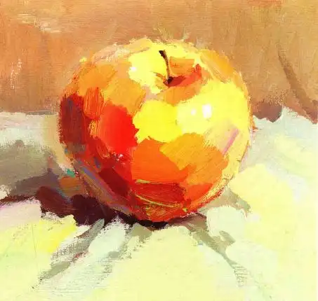 色彩静物中苹果怎么画才漂亮?