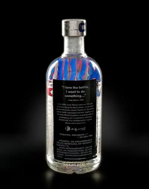 瑞典 绝对伏特加安迪沃霍尔限量版700ml