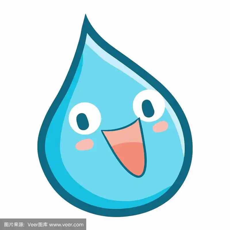 水,水滴,绘画插图,美,形状