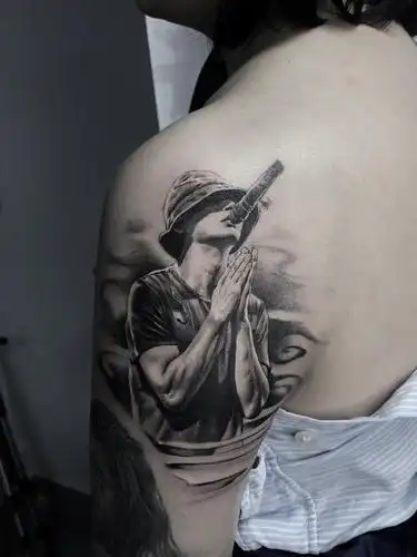 李志_纹身图案手稿图片_灰鸡的纹身作品集