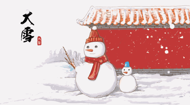 是的,下雪是对大雪节气最起码的尊重