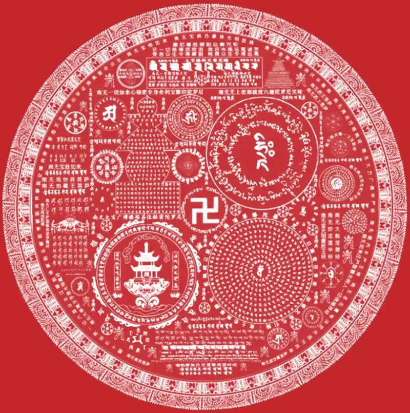 摩尼尊胜咒轮微信qq头像款式一