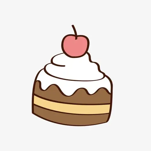 卡通蛋糕矢量图下载