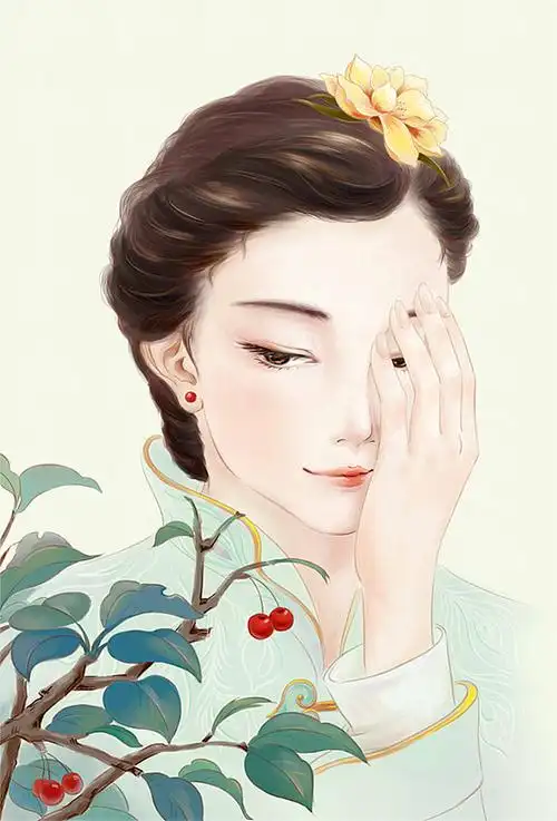 原创作品:半遮面