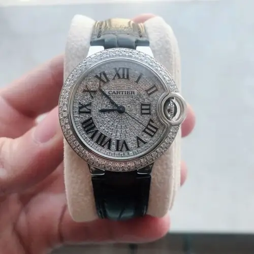 卡地亚蓝气球33表径后加满天星95新单表