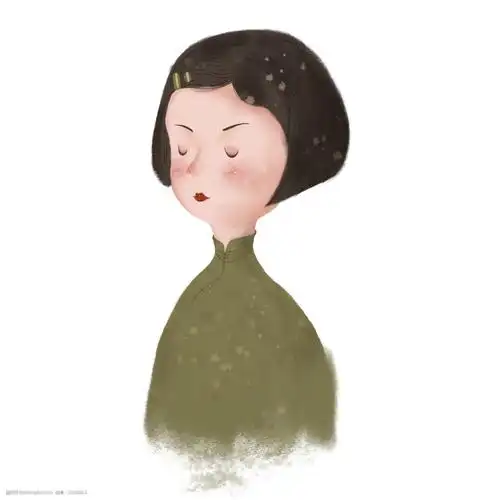 母亲节手绘卡通形象