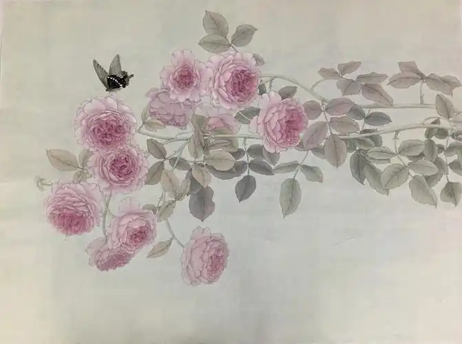 喜欢的点点赞哦#工笔画  #玫瑰  #寻找小红书绘画大神